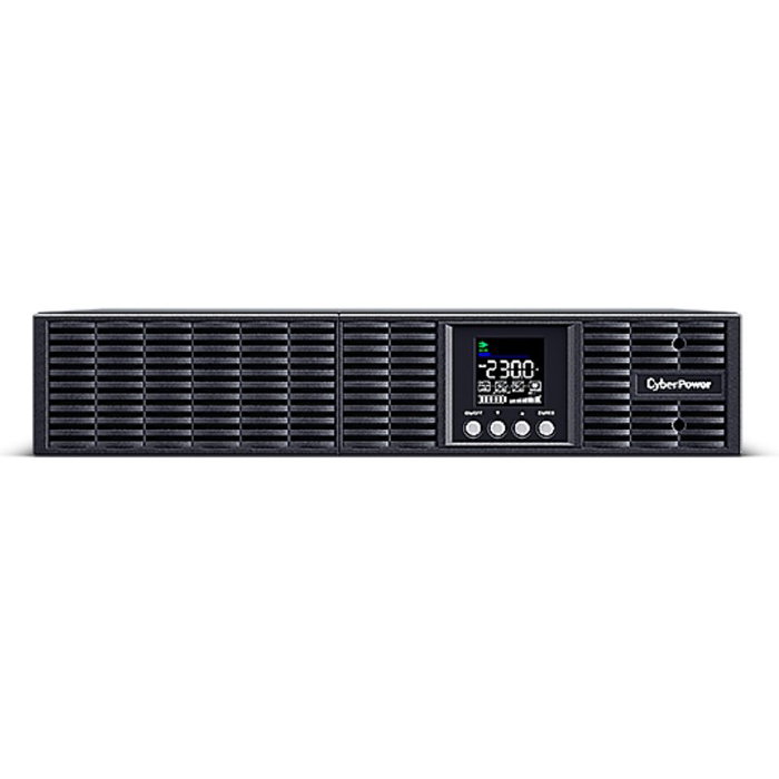 CyberPower SAI/UPS Doble Conversión OLS1500ERT2UA 1500VA/1350W para Rack 2U y Torre con 8 Salidas (4 Críticas + 4 No Críticas), Pantalla LCD a Color, Protección Pura Onda Sinusoidal